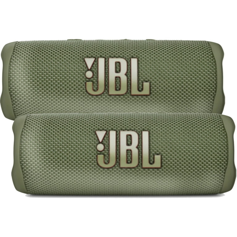 JBL Flip 6 Portable Waterproof Bluetooth Speaker (Green) 