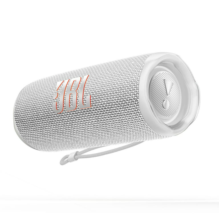 - (JBLFLIP6WHTAM) Portable Flip Waterproof White 6 JBL Speaker Bluetooth