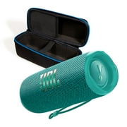 JBL Flip 6 Teal Portable Bluetooth Speaker and Divvi Case Bundle