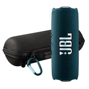 JBL Flip 7 Portable Speaker Blue, IP68 Waterproof with Travel Case International Model