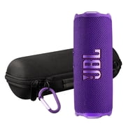 JBL Flip 7 Portable Speaker Purple, IP68 Waterproof with Travel Case International Model