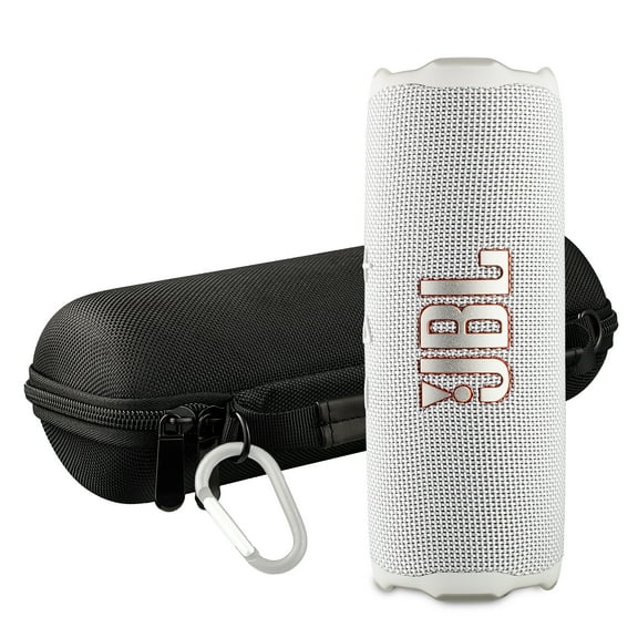 JBL Flip 7 Portable Speaker (White), IP68 Waterproof with Travel Case (International Model)