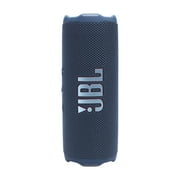 JBL Flip 7 - مكبر صوت محمول مقاوم للماء والسقوط، صوت JBL Pro الجريء مع AI Sound Boost، 16 ساعة من وقت التشغيل، ونظام PushLock مع ملحقات قابلة للتبديل باللون الأزرق