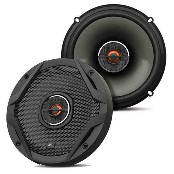 JBL - GX Series 6.5" 2-Way Coaxial Car Loudspeakers with Polypropylene Cones (Pair) - Black