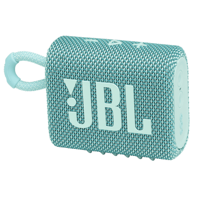 JBL Go 3 Portable Waterproof Bluetooth Speaker, Teal