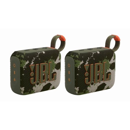JBL Go 4 - Ultra-Portable Bluetooth Speaker - Squad 2 Pack