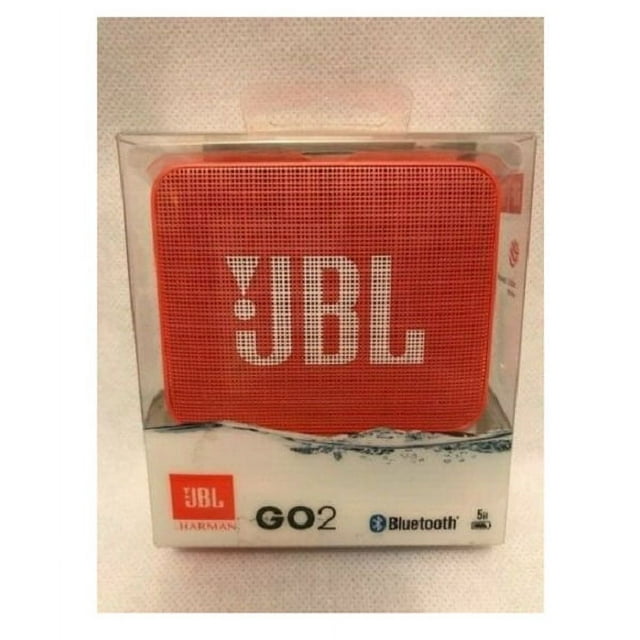 JBL JBLGO2COR Go 2 Portable Bluetooth Waterproof Speaker (Orange)