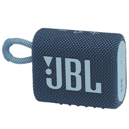 JBL - GO3 Portable Waterproof Wireless Speaker - Blue