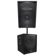 JBL JRX215 1,000 Watt 15 2-Way DJ P/A Speaker+18 1,400w Subwoofer Pro Sub