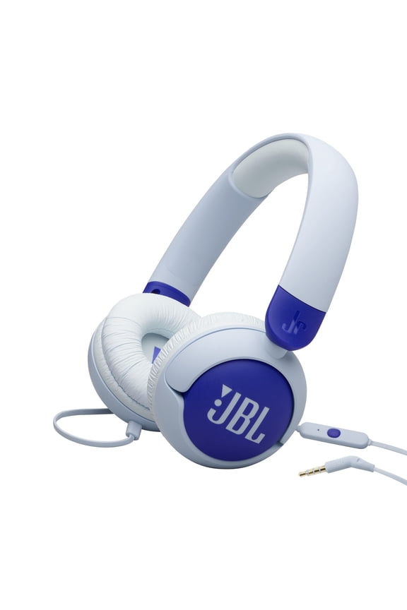 Junior 320 - Colorful, durable wired on-ear headphones with JBL Safe Sound for kids - Blue