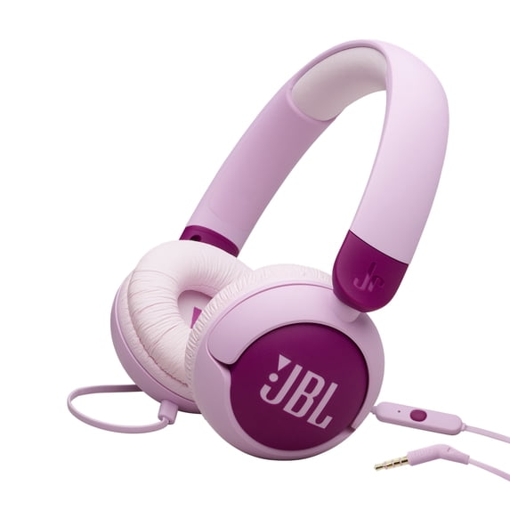 JBL Junior 320 - Colorful, durable wired on-ear headphones with JBL Safe Sound for kids - Purple