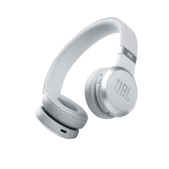 JBL Live 460NC - Wireless on-ear NC headphones - White