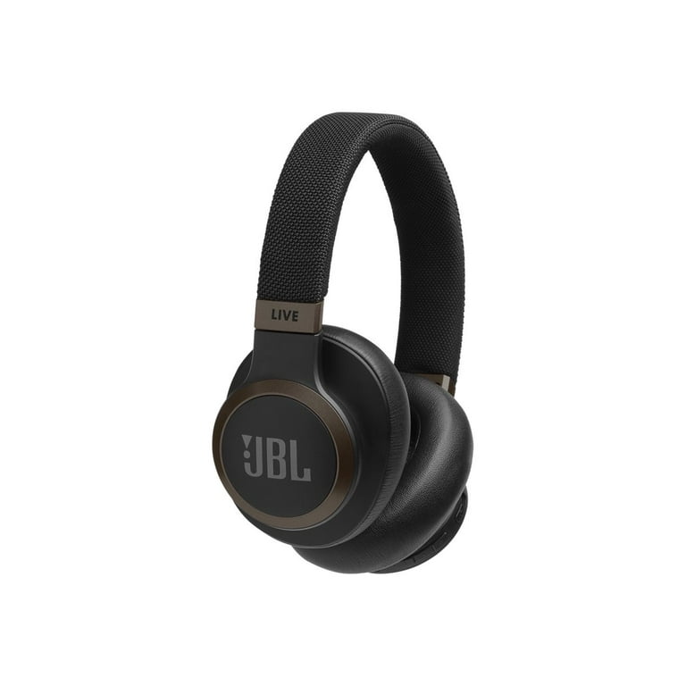 moral pubertet Muligt JBL Live 650BT On-Ear Wireless Headphones with Noise-Cancelling and Voice  Assistant (Black) - Walmart.com
