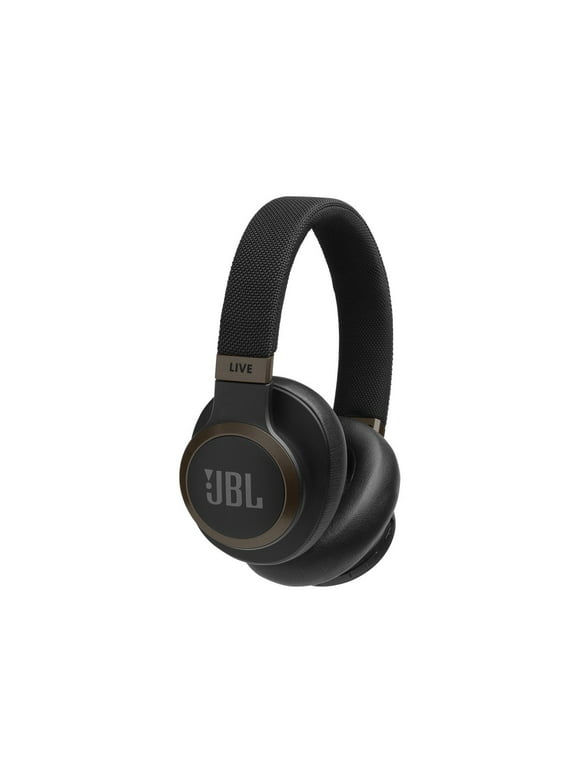 JBL Live 650BT On-Ear Wireless Headphones with Noise-Cancelling and Voice Assistant (Black)
