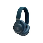 JBL Live 650BT On-Ear Wireless Headphones with Noise-Cancelling and Voice Assistant (Blue)