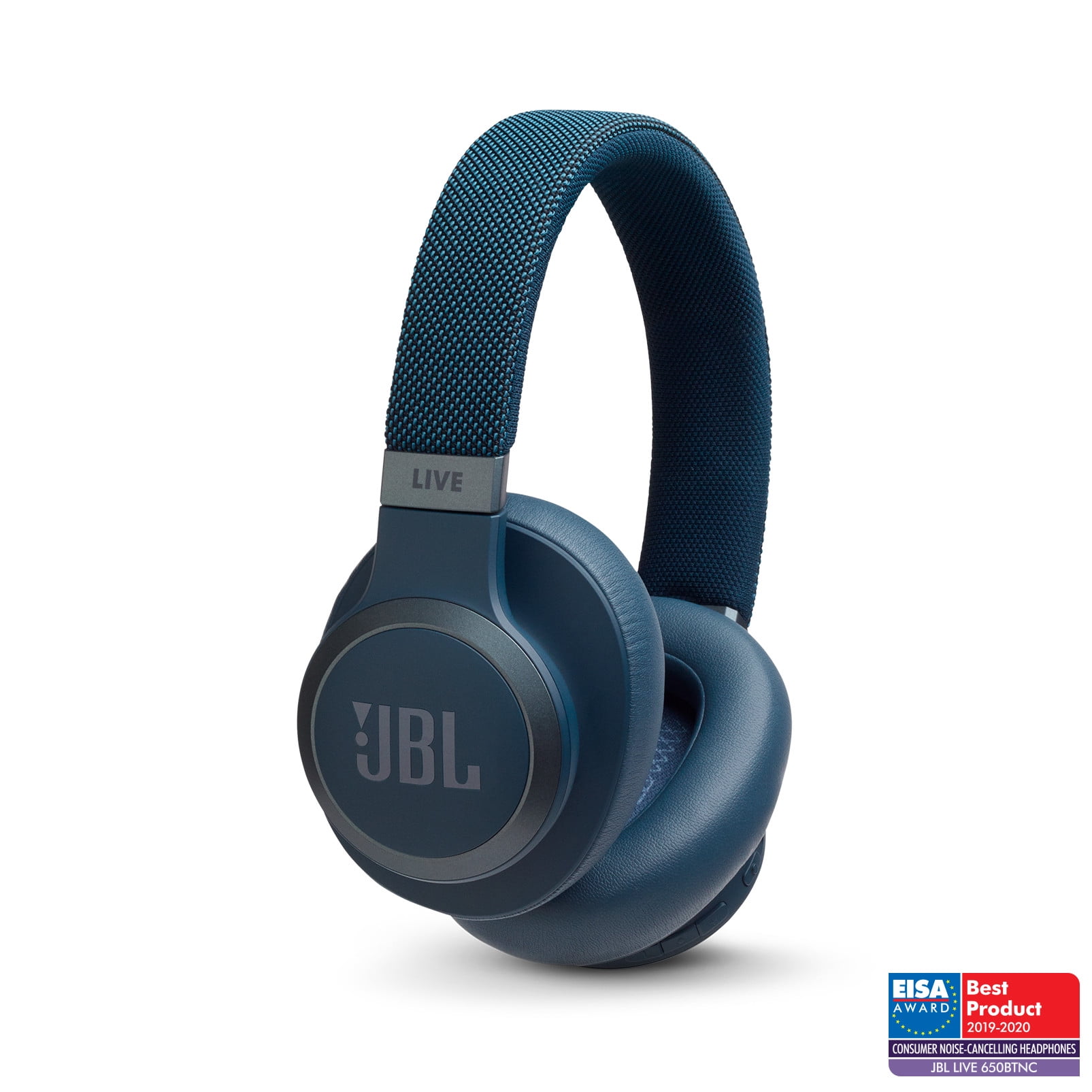 Free Shipping JBL Live 650BT Bluetooth On Ear Headset with Powerful Bass Noise Cancelling Voice Assistant Blue Walmart Walmart