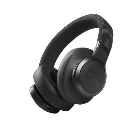 JBL - Live 660NC Wireless Noise Cancelling Over-The-Ear Headphones - Black