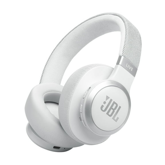 JBL Live 770NC - Wireless over-Ear Headphones with True Adaptive Noise Cancelling - White