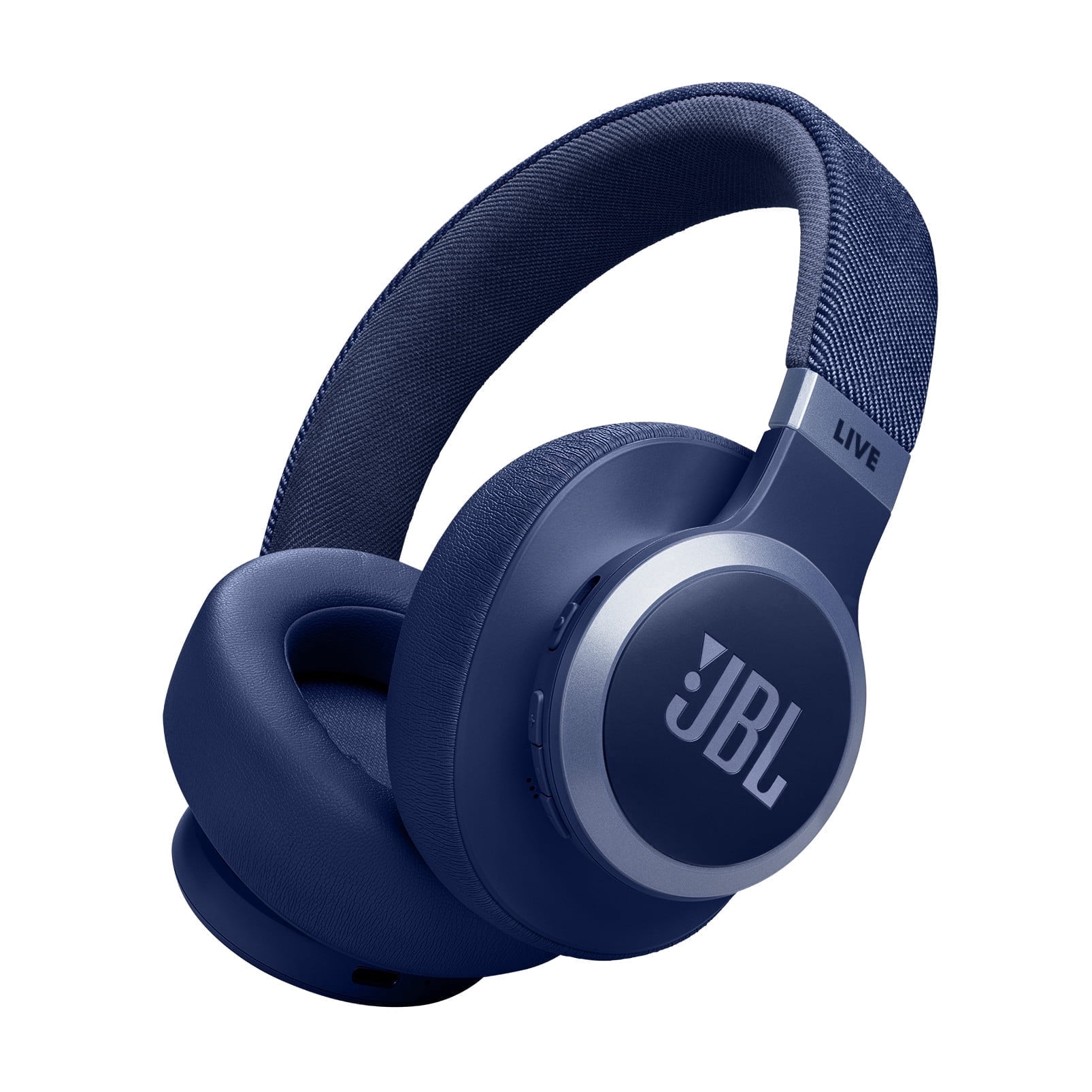 JBL Live 770NC Wireless Over-Ear Headphones, Bluetooth 5.3, Adaptive Noise Cancelling, Up to 65H Battery, Blue (Sold Without Manufacturer Warranty)