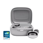 JBL Live Free 2 TWS - سماعات الأذن اللاسلكية الحقيقية لإلغاء الضوضاء - الفضة