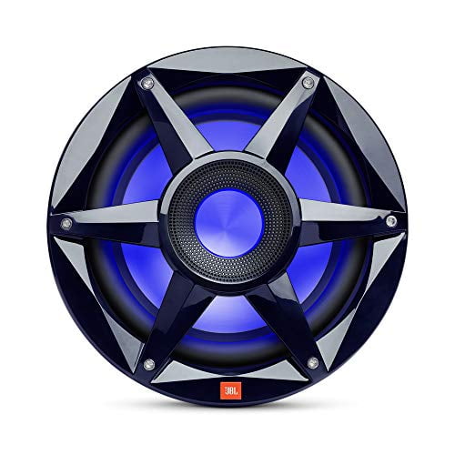 JBL - Mobile Stadium Marine Series 10" Premium Free Air Subwoofer w/SSI RGB Lighting White (STADIUMMW1000AM)