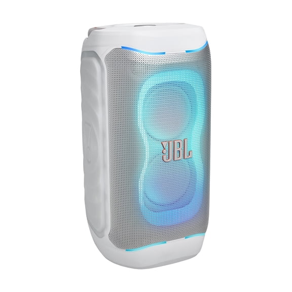 JBL PartyBox 130 - Portable party speaker with JBL legendary sound, a dynamic lightshow and a foldable ergonomic handle - White