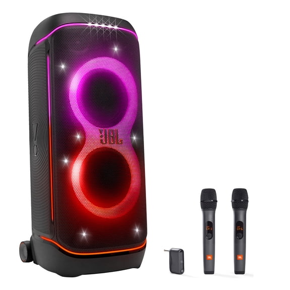 JBL PARTYBOX 720 Portable Speaker Karaoke Bundle with Two Wireless Microphones