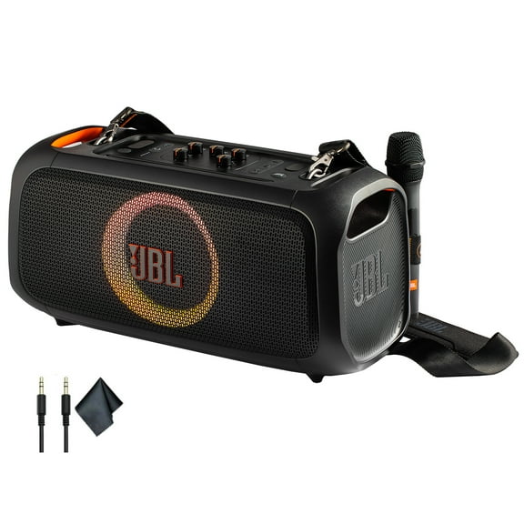 JBL Party On-The-Go 100W Karaoke Speaker with Wireless Mic, IPX4 (International Model)