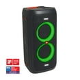 thumbnail image 1 of JBL PartyBox 100 Portable Speakers, LED effects, Bluetooth Party Speaker with Dynamic Light Show, Black, 1 of 9