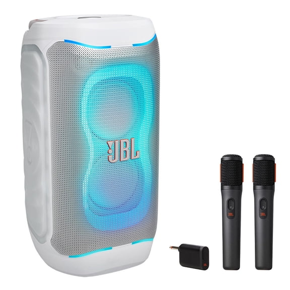 JBL PartyBox 130 Portable Party Speaker Bundle with Wireless Microphone System