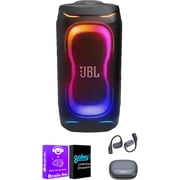 JBL PartyBox 330 Bundle with AudioTrends & FQ1100BK Stand - Black
