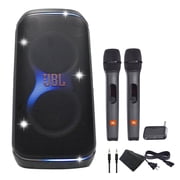 JBL PartyBox Club 120 Portable Bluetooth Speaker, 160W, IPX4 Splashproof with Wireless Mics International Model
