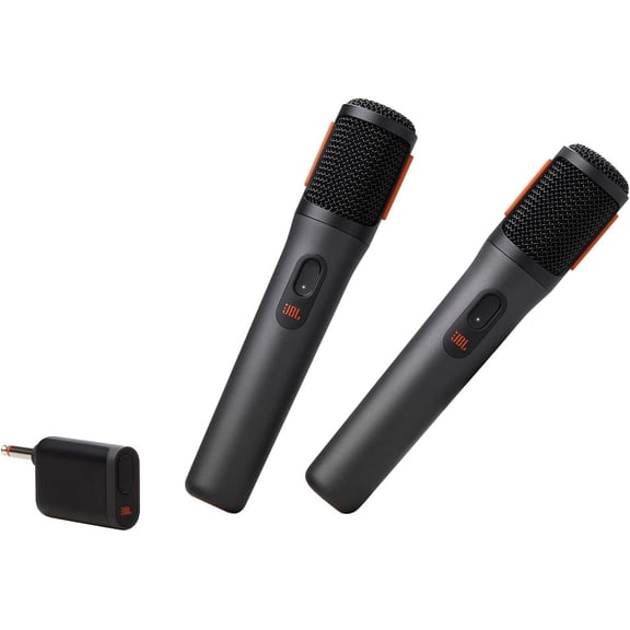 JBL PartyBox Wireless Dynamic Microphone Kit 2 Each Black