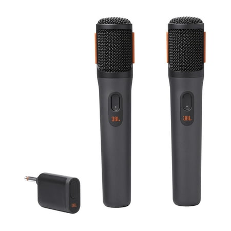 JBL - PartyBox Digital Wireless Microphones - Black