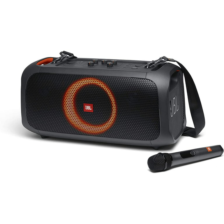 PartyBox On-The-Go Portable Bluetooth Karaoke Party Speaker with Built-in and Wireless Microphone - Walmart.com