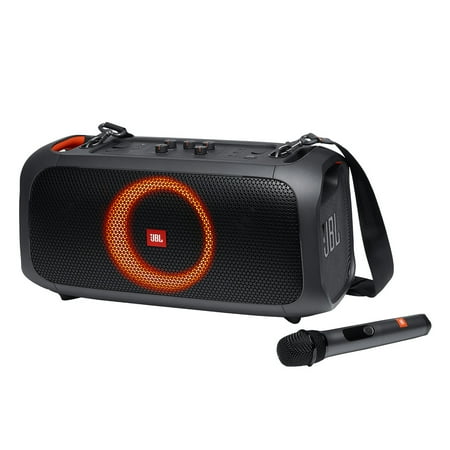 JBL - PartyBox On-The-Go Portable Party Speaker - Black