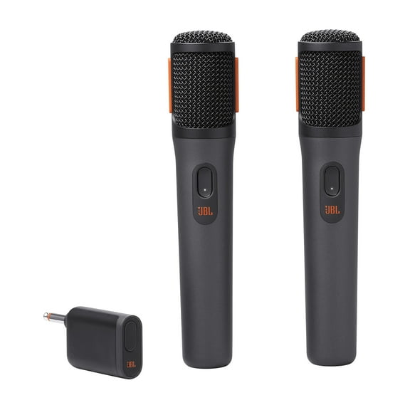 Open Box JBL PartyBox Wireless Mic - Digital wireless microphones designed for use with the JBL PartyBox speakers - Black