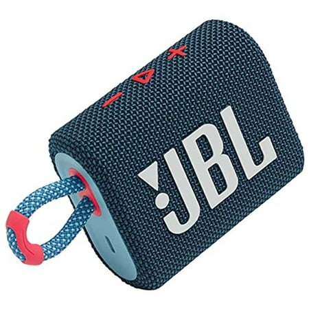 JBL Portable Bluetooth Speaker, Blue Pink, Go 3