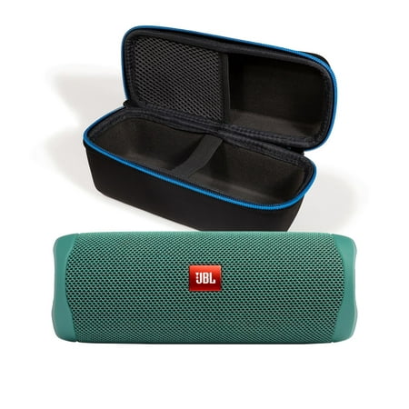 JBL Portable Bluetooth Speaker, Green, JBLFLIP5ECOGRNAM-DIVVIFLIP5CASE