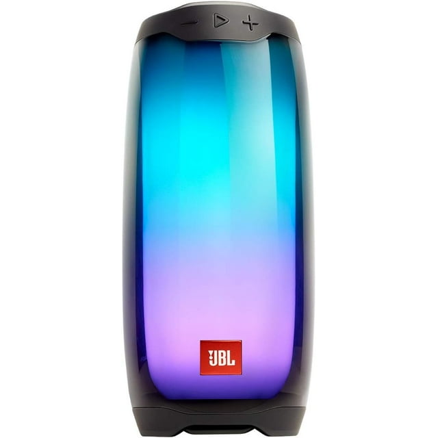 JBL Pulse 4 Waterproof Portable Bluetooth Speaker with Light Show and Sound - Black