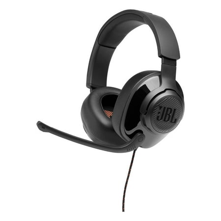 JBL - Quantum 200 Wired Stereo Gaming Headset for PC, PS4, Xbox One, Nintendo Switch and Mobile Devices - Black