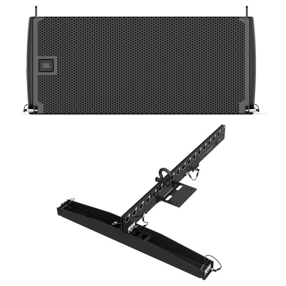 JBL SRX910LA Dual 10" 2-Way Powered Line Array Column Speaker+Array Frame