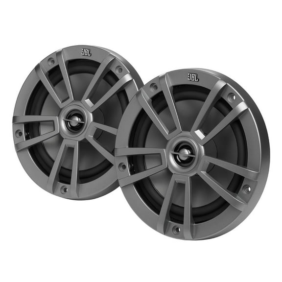 JBL Stage 6 6-1/2" Marine Two-Way Speaker with 1/2" Tweeter - Pair (Grey)