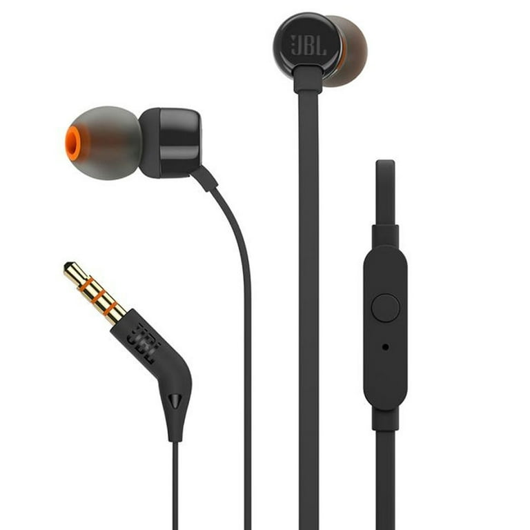 JBL T110 in Headphones Black Ear