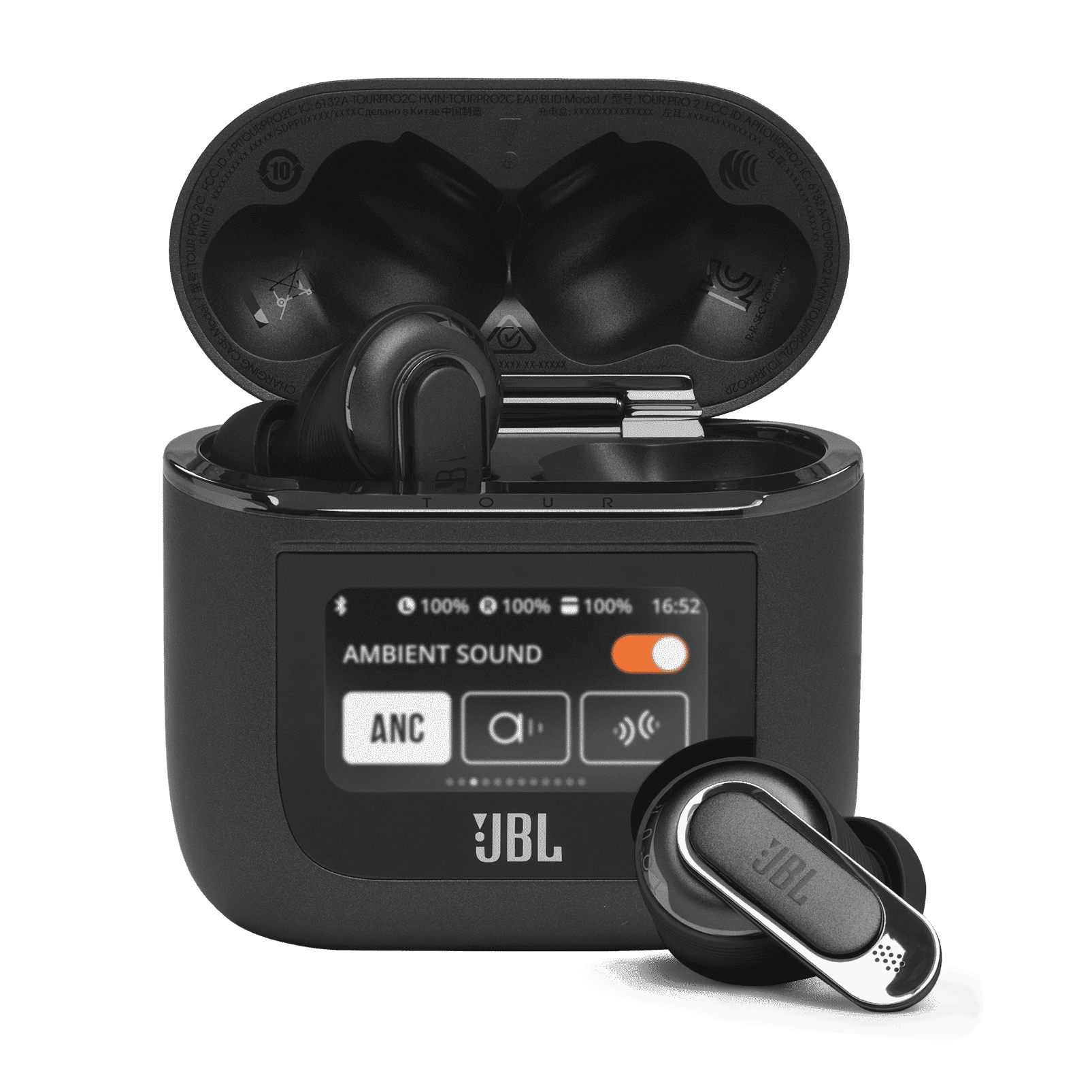 JBL Tour Pro 2 True Wireless Noise Cancelling Earbuds (Sold Without Manufacturer Warranty)