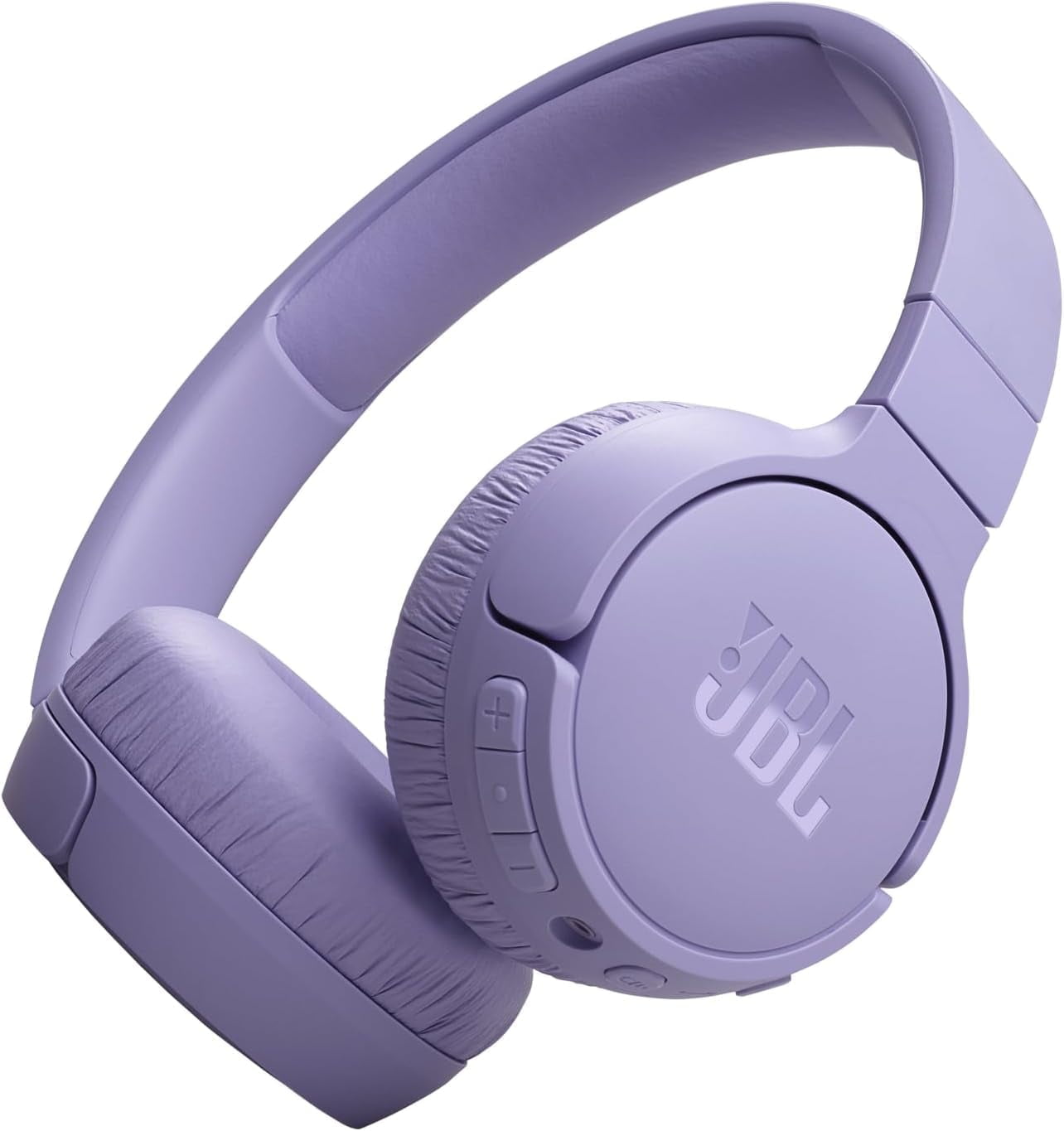 JBL Tune 670NC Bluetooth On-Ear Headphones with Detachable Cable, Purple