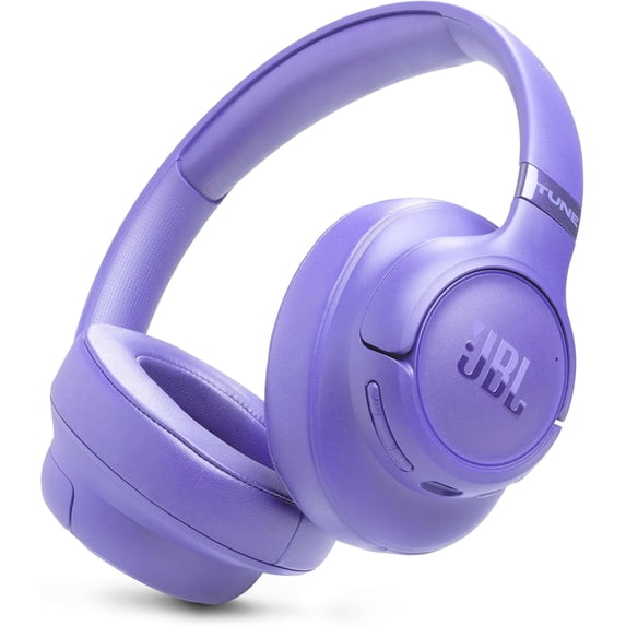 JBL Tune 780NC - Wireless Over-Ear Adaptive Noise Cancelling Headphones with Powerful Hi-Res JBL Pure Bass Sound and Spatial Sound, with Up to 76 Hours of Battery Life, Plus Speed Charge (Lavender)