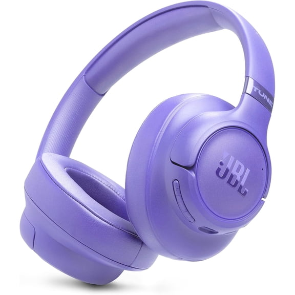 JBL Tune 780NC - Wireless Over-Ear Adaptive Noise Cancelling Headphones with Powerful Hi-Res JBL Pure Bass Sound and Spatial Sound, with Up to 76 Hours of Battery Life, Plus Speed Charge (Lavender)