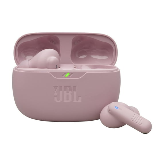 JBL Vibe Beam 2 - True Wireless Noise Cancelling Earbuds Pure Bass Sound & Smart Ambient Technology, 4mics for Crisp, Clear Calls, up to 40Hrs of Playback, IP54 Dust & Water Resistant (Pink)