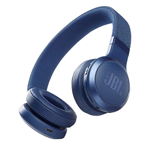 JBL Wireless Noise-Canceling Over-Ear Headphones, Blue, JBLLIVE460NCBLUAM